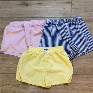 Striped Boxer Shorts Trio